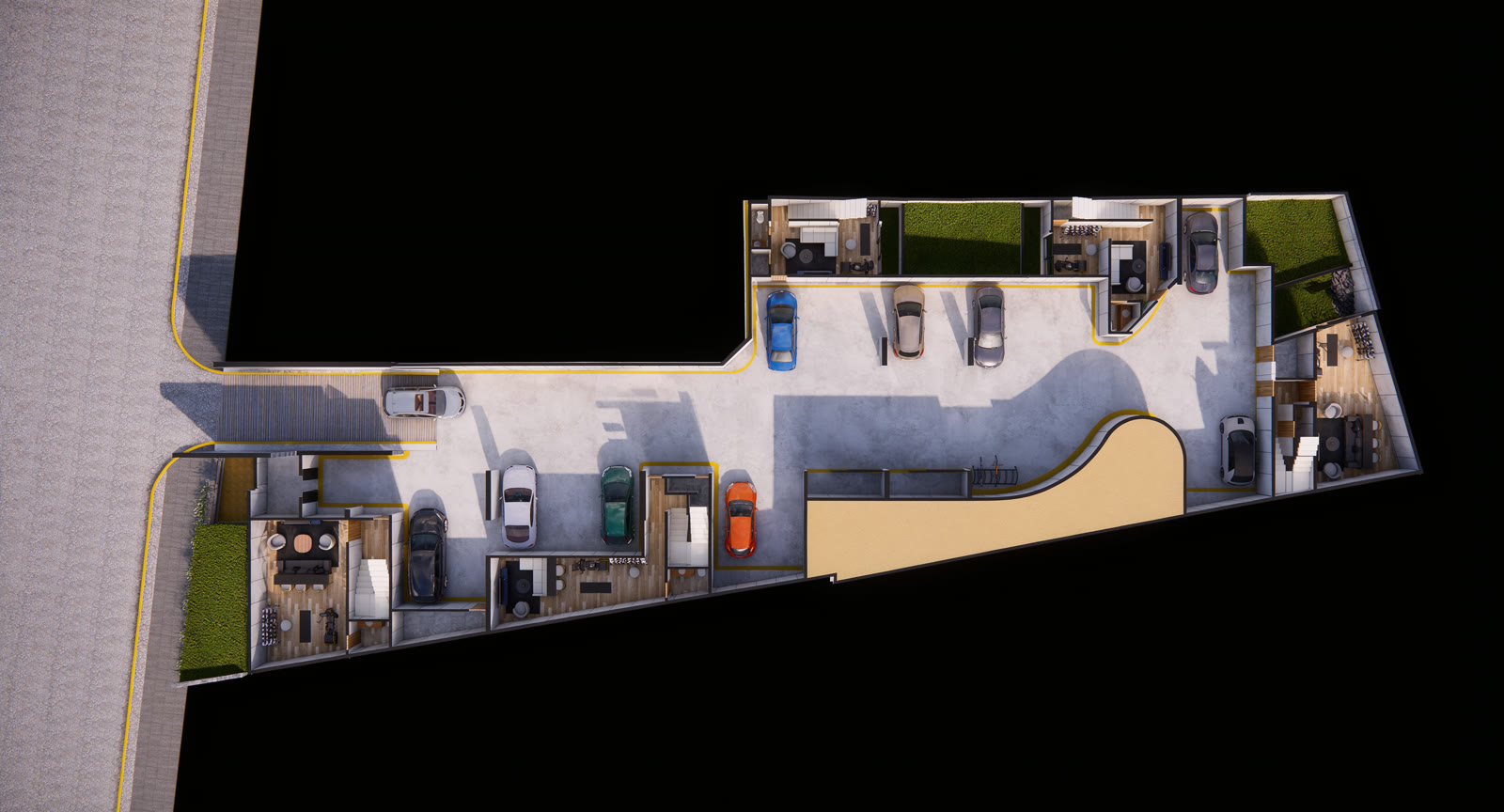 Sótano · Estacionamiento